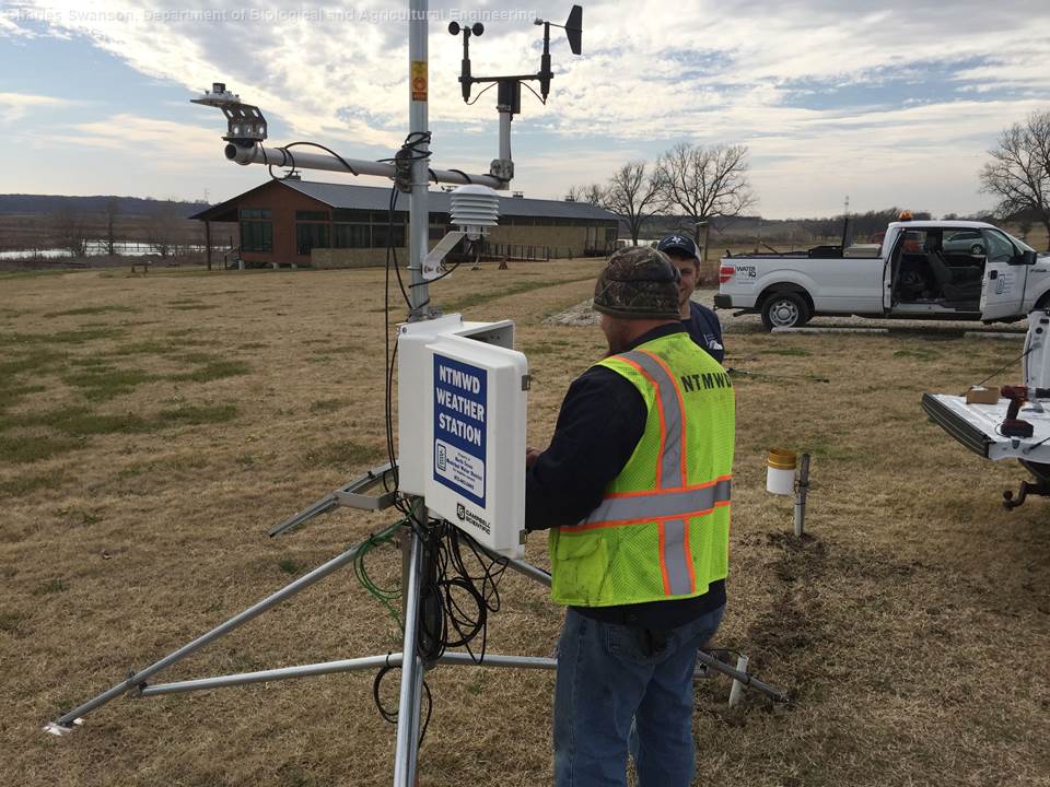To expand WaterMyYard to new service areas, specialists installed weather stations and remote rain gages for better coverage. 